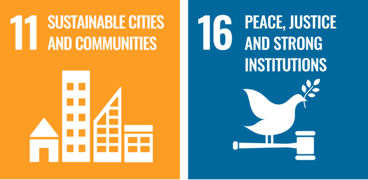 United Nations Sustainable Development Goals: #11 Sustainable Cities and Communities; #